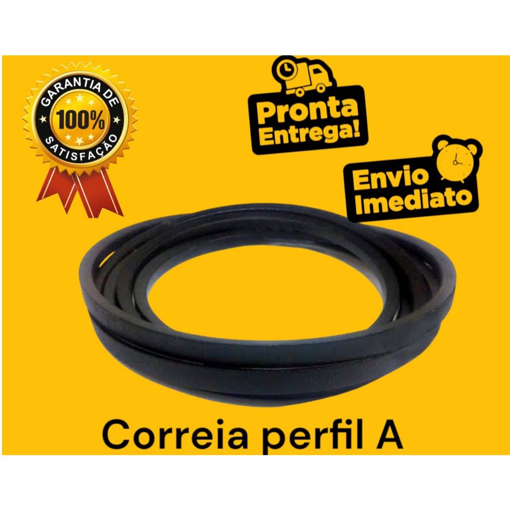 CORREIA PERFIL A (TAMANHO 20 AO 100)