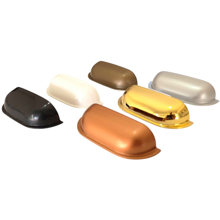 Puxador concha 64 mm, puxador de gaveta, kit 4/5/6/7/8/9/10 peças, armário, portas e etc... em Oferta na Shopee