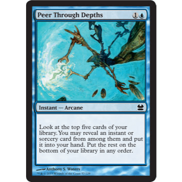 Examinar as Profundezas - Magic The Gathering