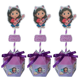 Centro de mesa personalizado, lembrancinha, Casa M Gaby em Oferta na Shopee