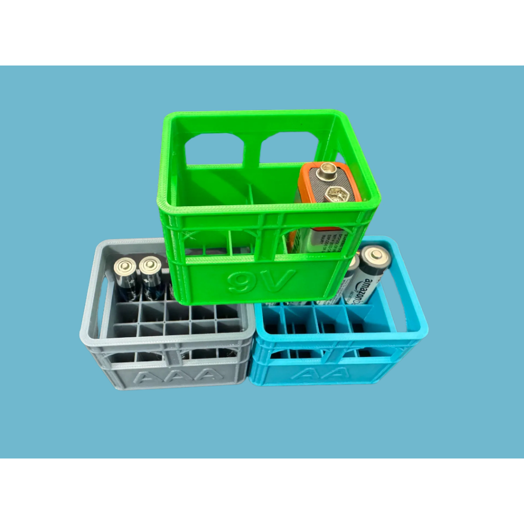 Organizador de pilhas AA - AAA - 9v - 18650