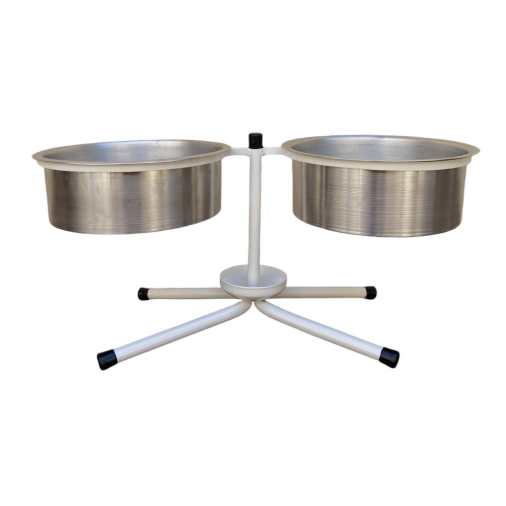 Comedouro 5000ML Pet Grande Duplo Cachorros Anti formigas Pintura Eletrostática em Oferta na Shopee