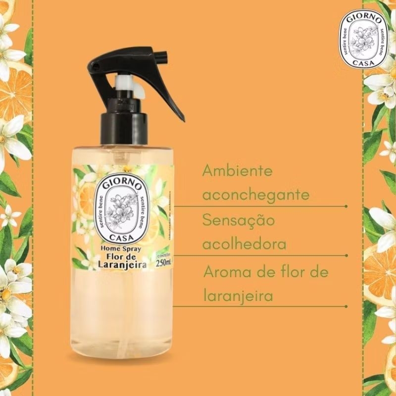 Aromatizador de Ambientes Giorno Casa Flor de Laranjeira - Comprar com Melhor Preço em Fragrância da Casa e Aromaterapia