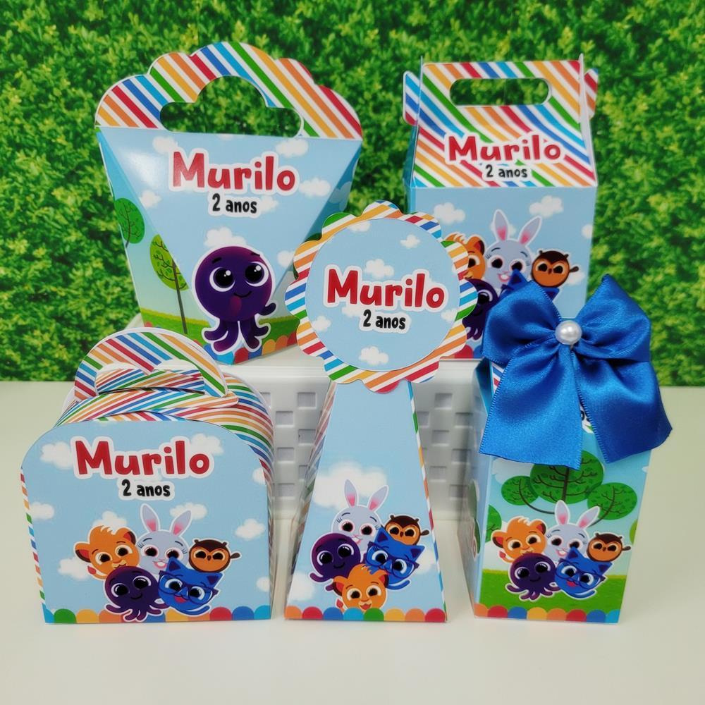 Personalizados Bolofofos - Kit Festa - Lembrancinhas Caixinhas Personalizadas para Aniversário Infantil