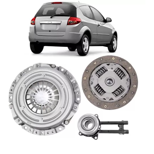 Kit embreagem Ford Ka/Fiesta 1.0 8v Zetec Rocam (2000/2013)