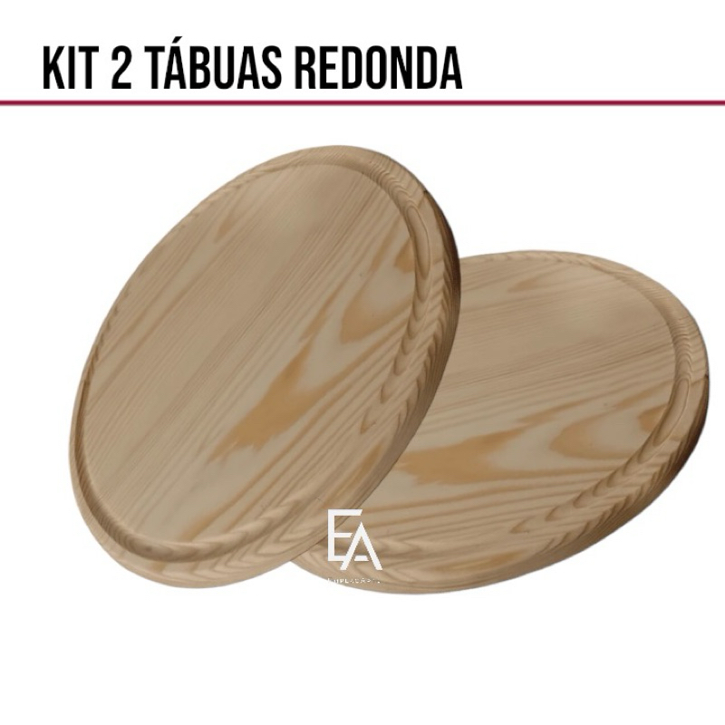 Tábua Redonda Pizza Frios 2 Unidades 30cm 35cm em Oferta na Shopee