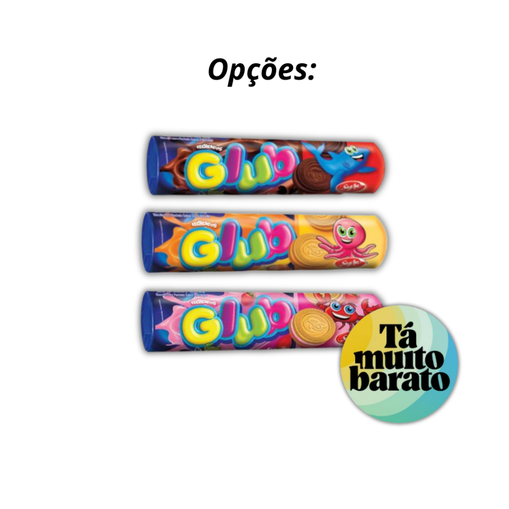 OPÇÕES Biscoito Recheado Glub Glub - 100g