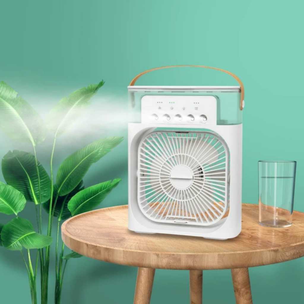 mini ventilador/refrigerador/umidificador de ar portátil - SMILE LIFE 58 -