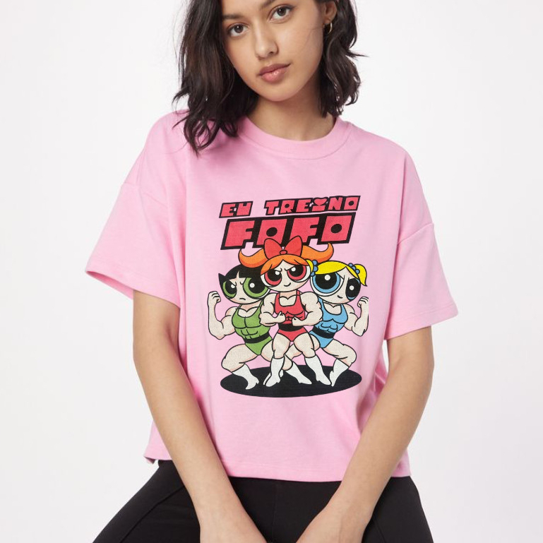 Blusa tshirt feminina academia,treino, camiseta MENINAS SUPER PODEROSAS fitnes,maromba,academia,treino,moda plus size