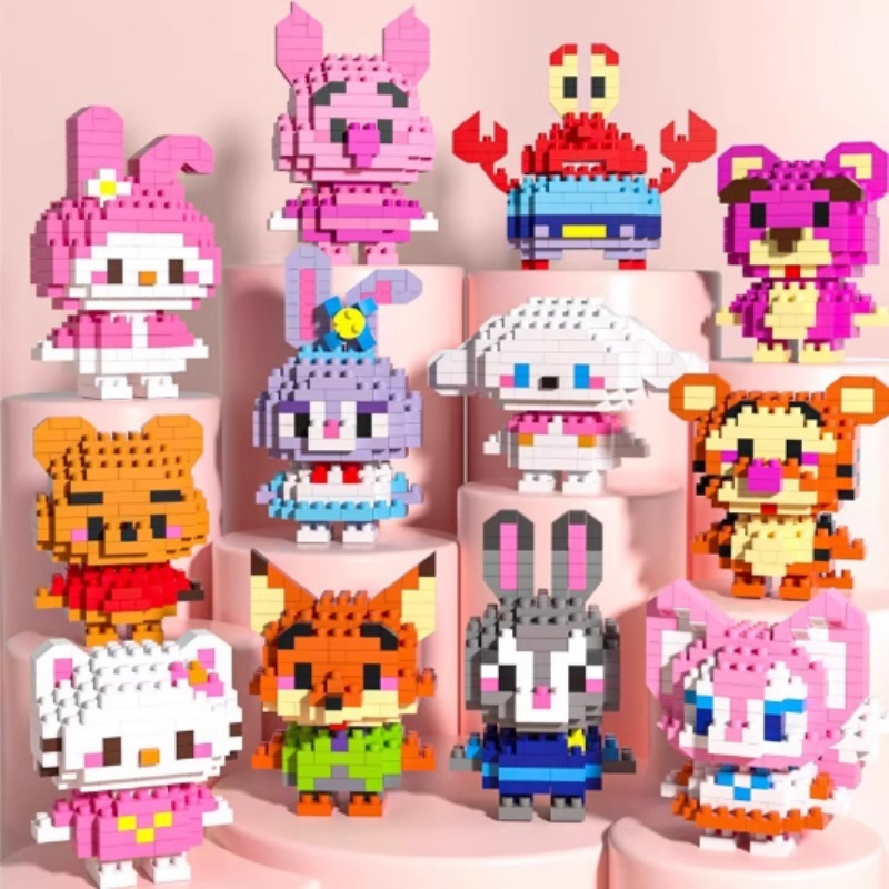 kit 20 Blocos de Montar De Construção Brinquedos Educativos Para Criança Modelos Variados-MINI Bloco em Oferta na Shopee