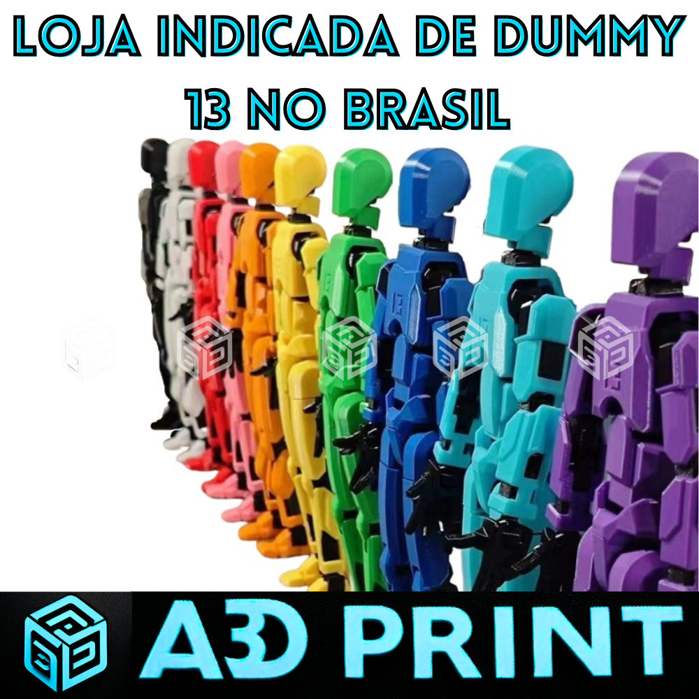 Boneco Dummy 13 - Boneco Articulado Action Figure Cor Aleatoria Varias Posições 3D em Oferta na Shopee