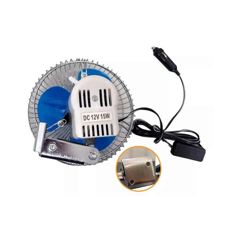 Ventilador Circulador de Ar Automotivo Carro 12 Volts 8 Polegadas