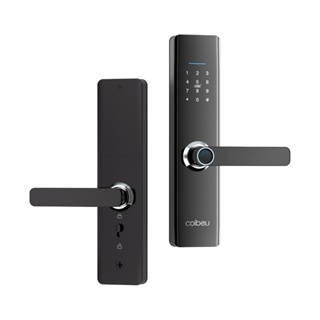 COIBEU Tuya APP WIFI Fechadura Digital de Sobrepor, Fechadura Eletronica Fechaduras Digital de Embutir com Biometria em Oferta na Shopee