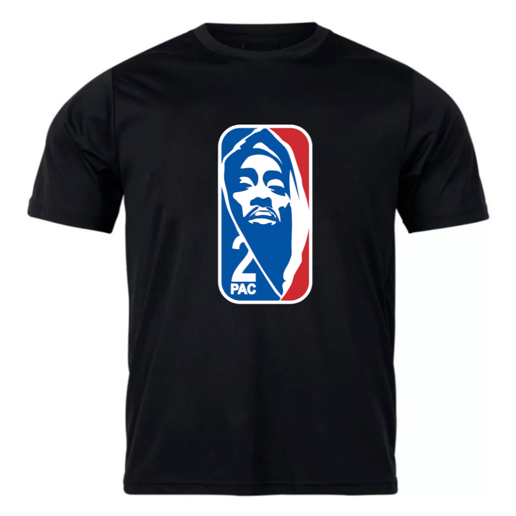 Camiseta Masculina Lançamento NBA 2 Pac Tecido 100% Algodão