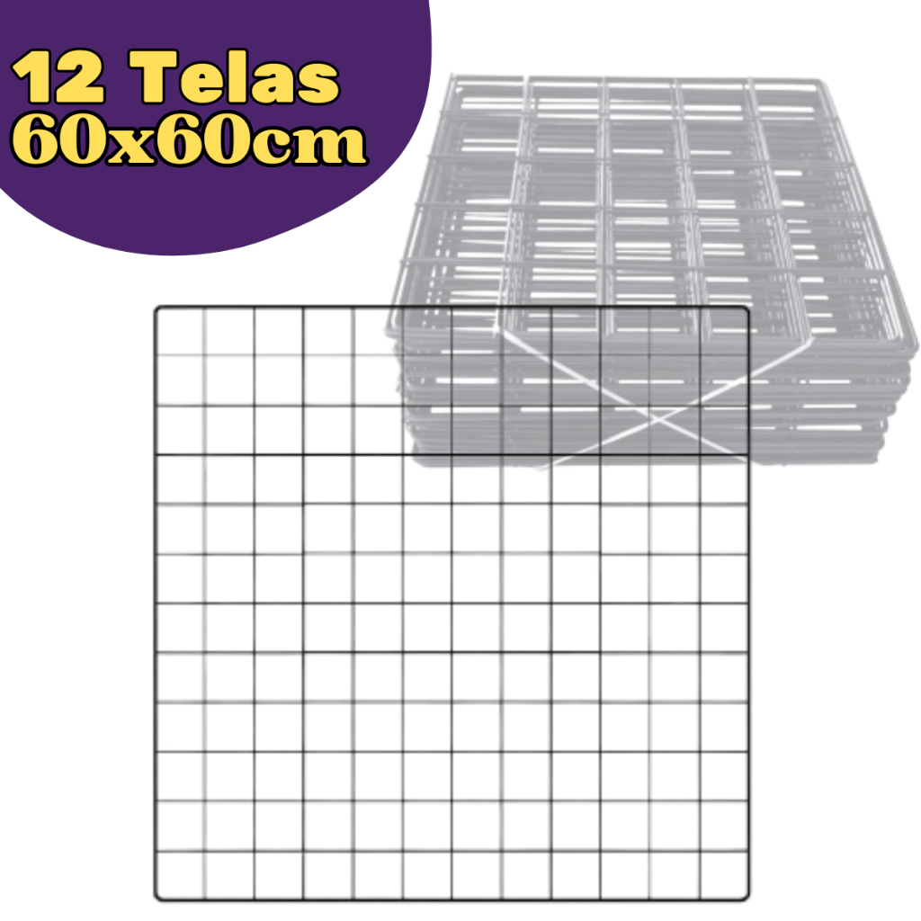 Cercado Pet 12 Telas 60x60 Para Montar