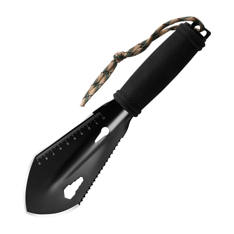 Mini Pa Multifuncional Aço Inox Acampamento Pesca Bushcraft Pá Multifuncional Camping