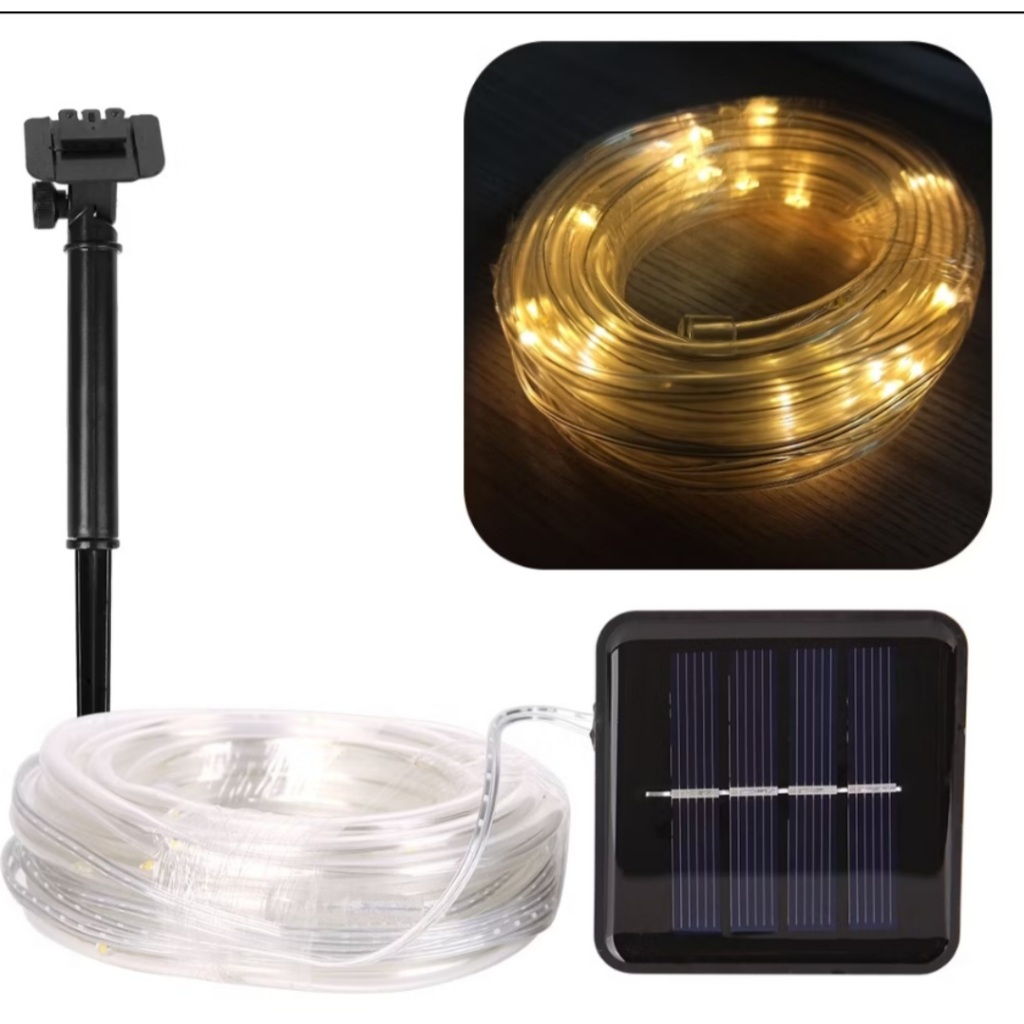 Mangueira de LED com placa SOLAR