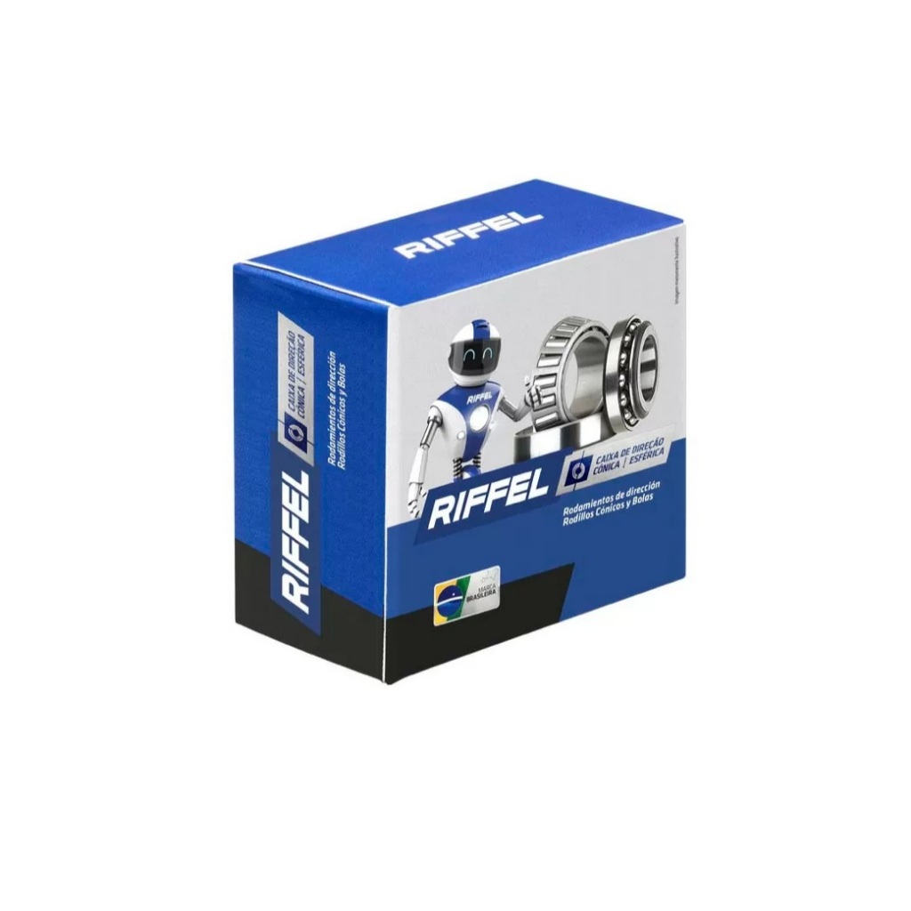Caixa Direção Rolamento Cônico e Esfera Riffel Tt-r 125 Xtz 125 Xtz 150 Crosser