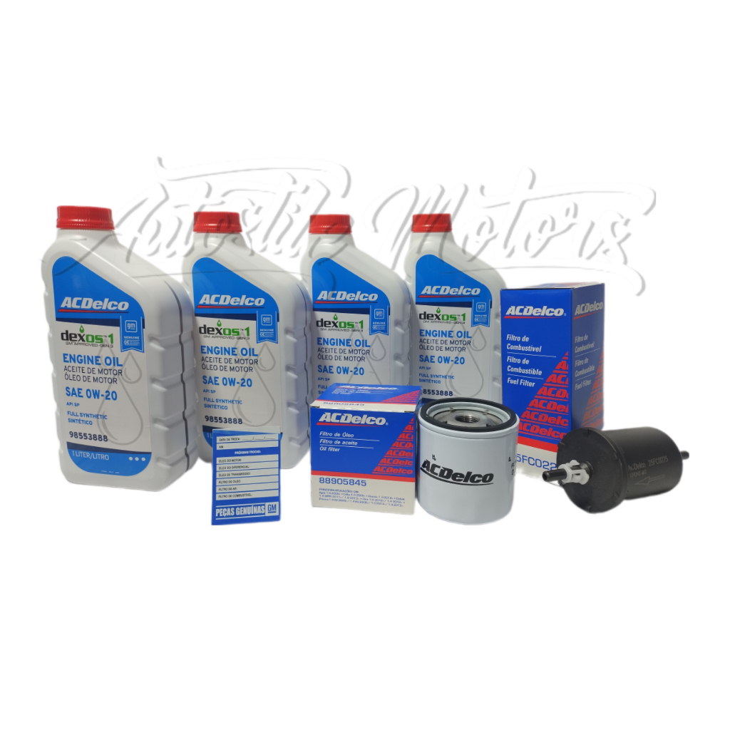 Kit Troca Óleo Original 0w20 Dexos 1 Geração 3 Sintético Gm Onix 1.0 8v 2017 A 2019 em Oferta na Shopee