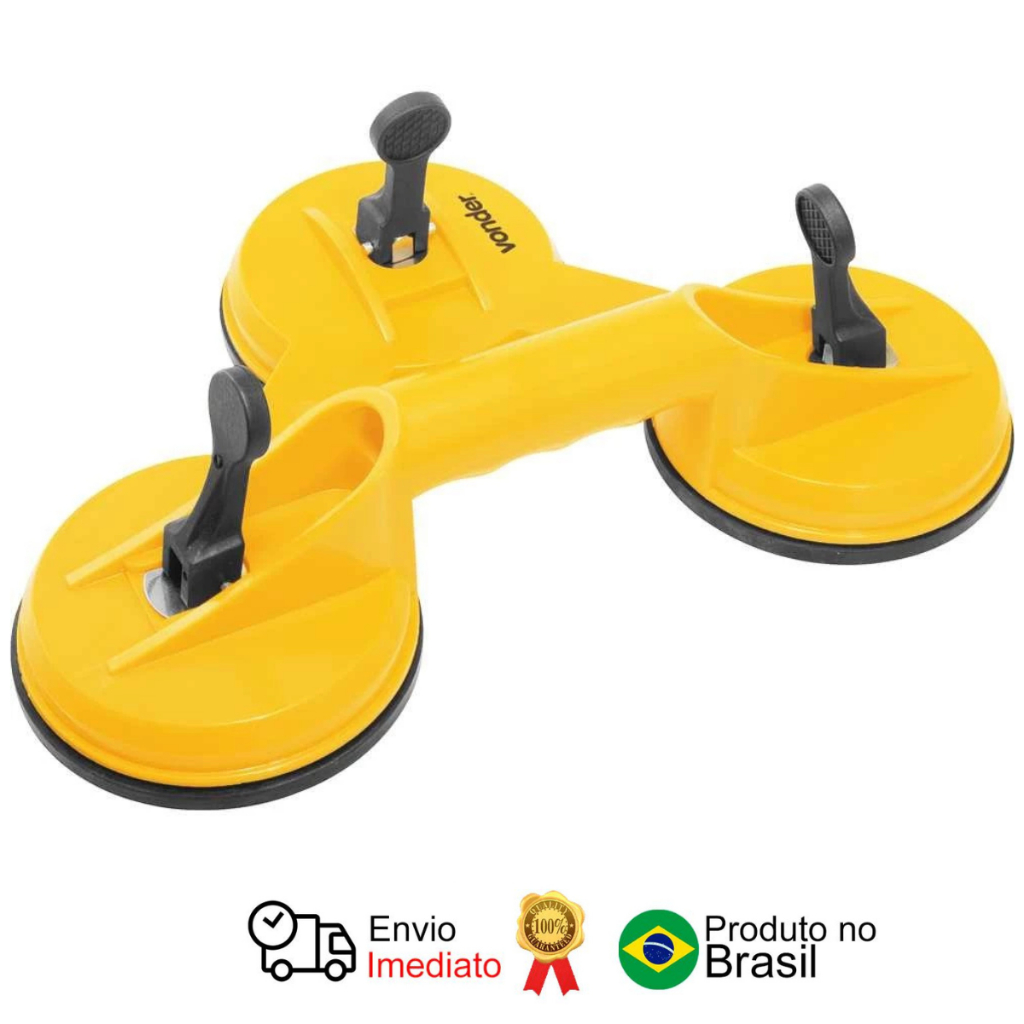 Ventosa Tripla 118 Mm Plástica Vonder em Oferta na Shopee