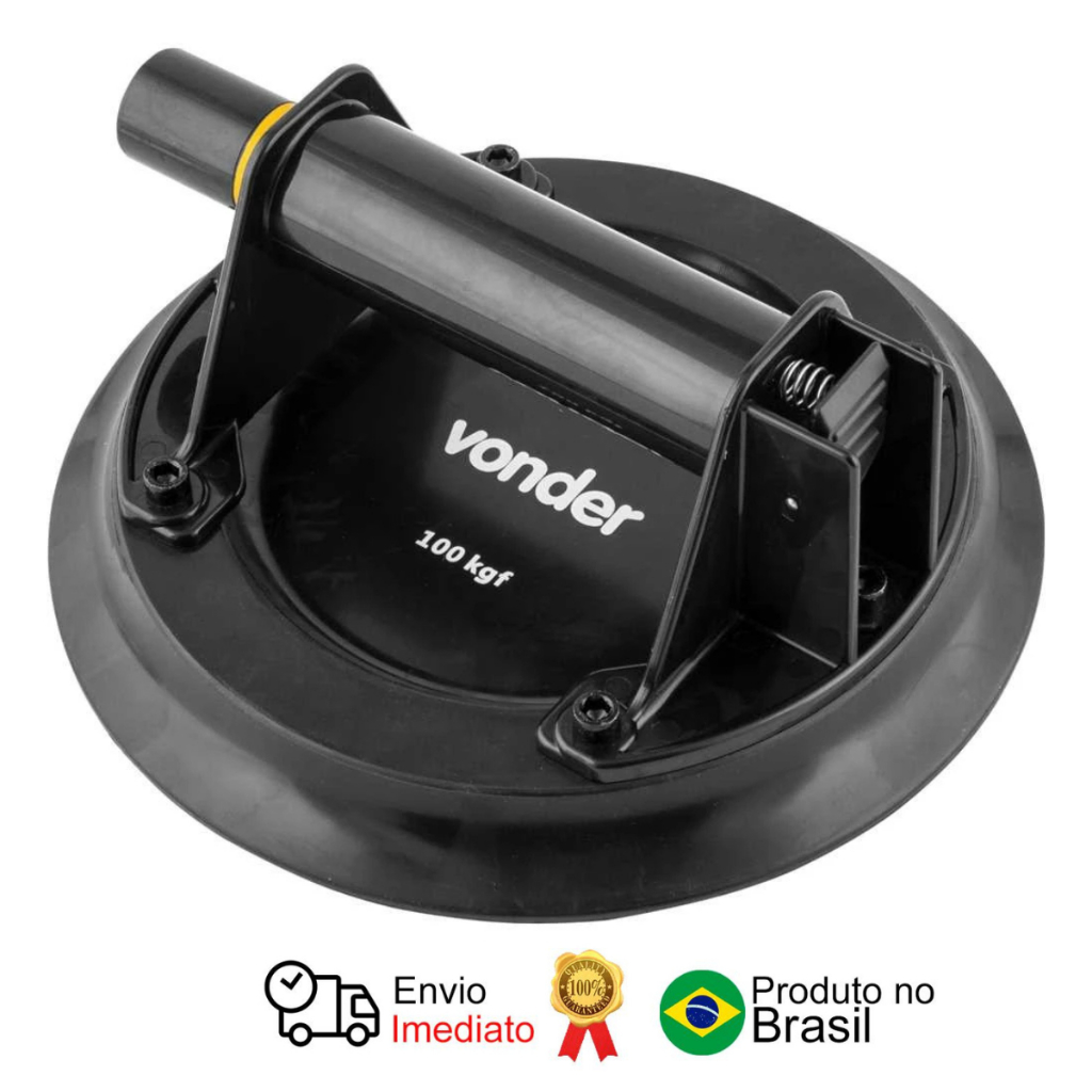 Ventosa 203 Mm Com Bomba De Vácuo Vonder