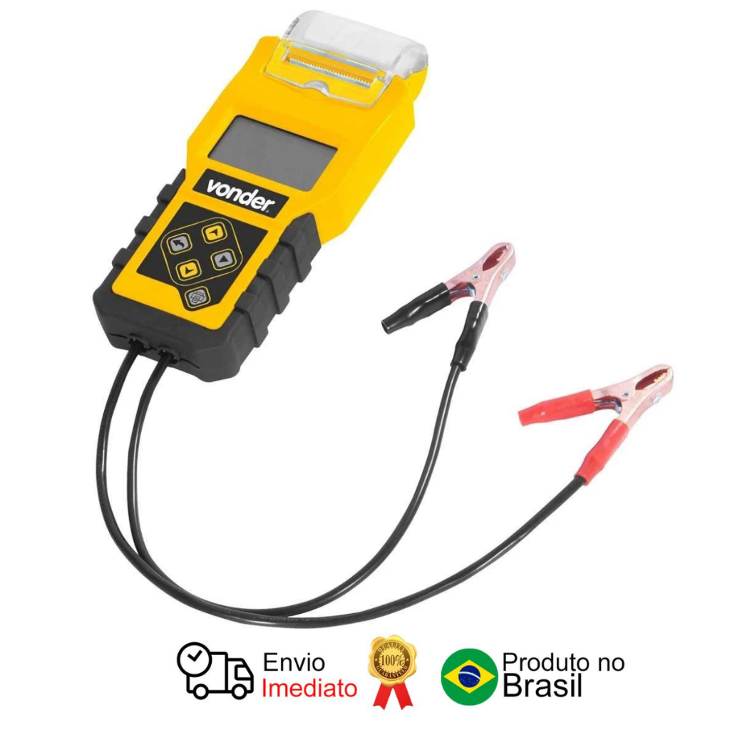 Testador De Baterias Com Impressora Tbv 1400 Vonder em Oferta na Shopee