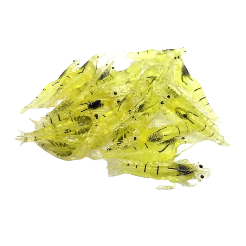 Kit 10 Iscas Artificiais Camarão 4cm Robalo Tucunaré! em Oferta na Shopee