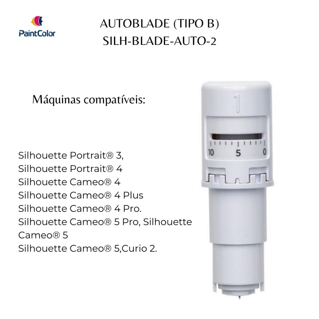 Lâmina Automatica Auto Ajustavel para Silhouette Cameo 4 e 5 e Portrait 3 e 4 em Oferta na Shopee