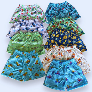 kit 5 shorts tapa fralda bebê menino estampado verão criança em Oferta na Shopee
