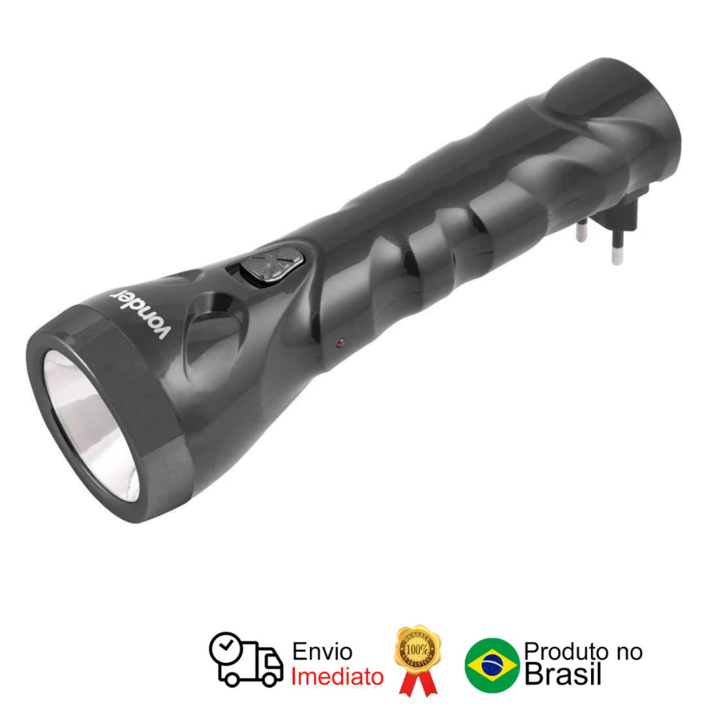 Lanterna Recarregável Com 9 Leds Bivolt Lrv 225 Vonder em Oferta na Shopee