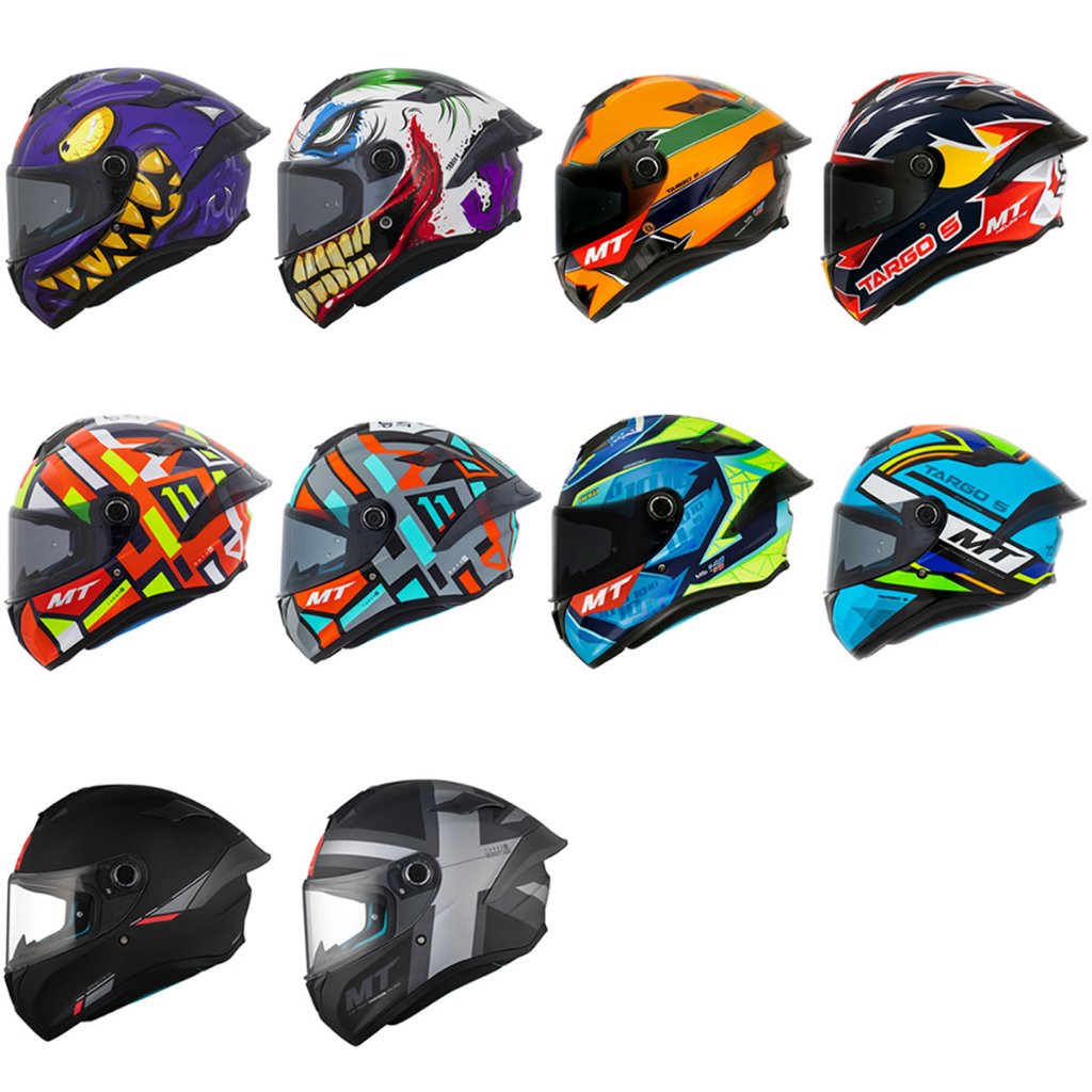 Capacete moto fechado MT Targo S Diversos gráficos