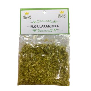 Flor De Laranjeira Erva Para Banho Ou Chá Acalma E Protege em Oferta na Shopee