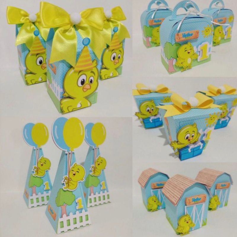 kit pegue e monte Pintinho amarelinho lembrancinha personalizada de festa pintinho amarelinho