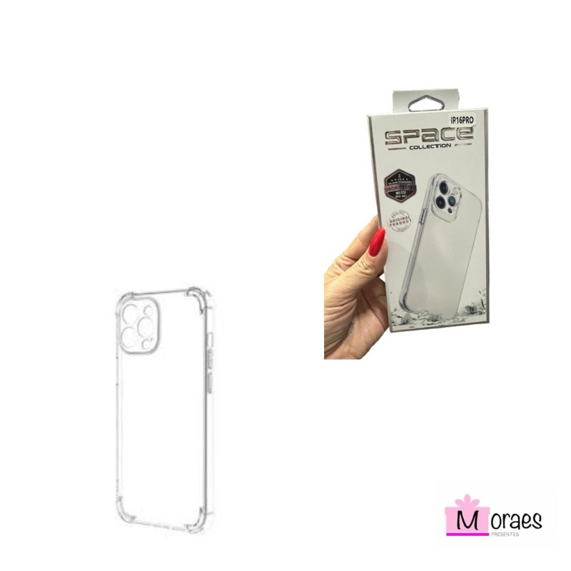 Capinha Space Collection Transparente iPhone 16 Pro