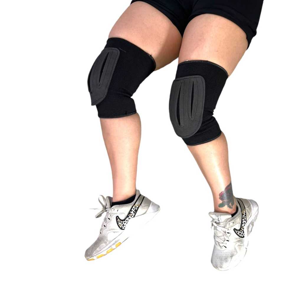 Joelheira Elástica Com Proteção Para Dança, Vôlei, Futsal Triatleta Esportes