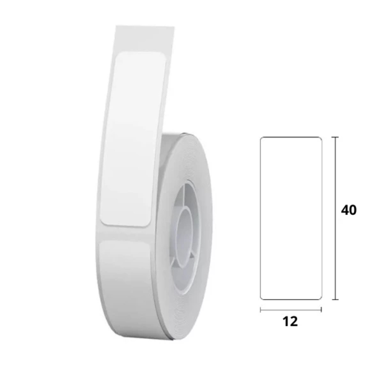 1 Rolo Etiqueta Niimbot D110 D101 D11 12x40mm (155pçs)
