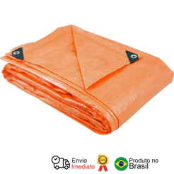 Lona De Polietileno Laranja 4 M X 4 M Vonder
