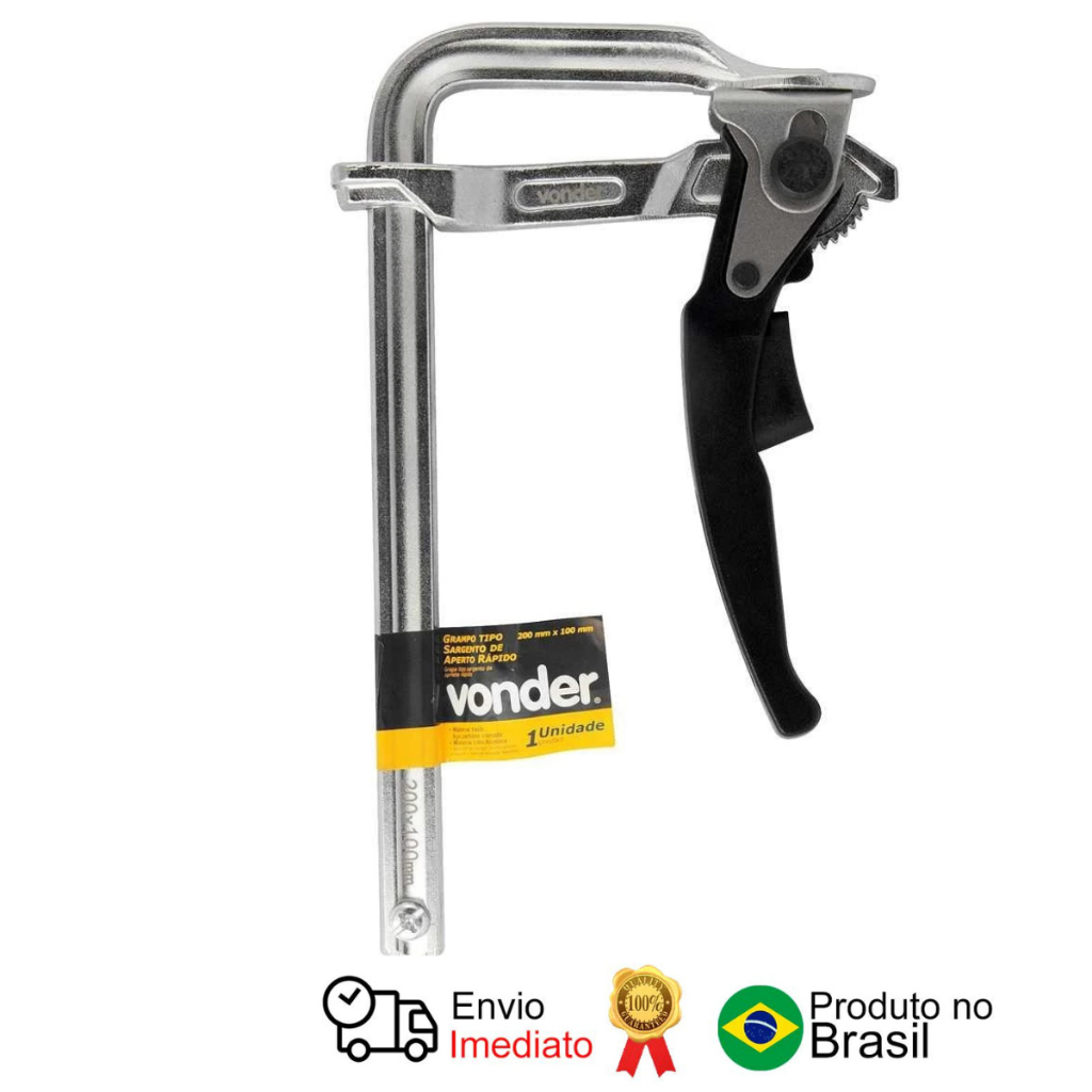 Grampo Tipo Sargento Aperto Rápido 8  203 Mm Vonder