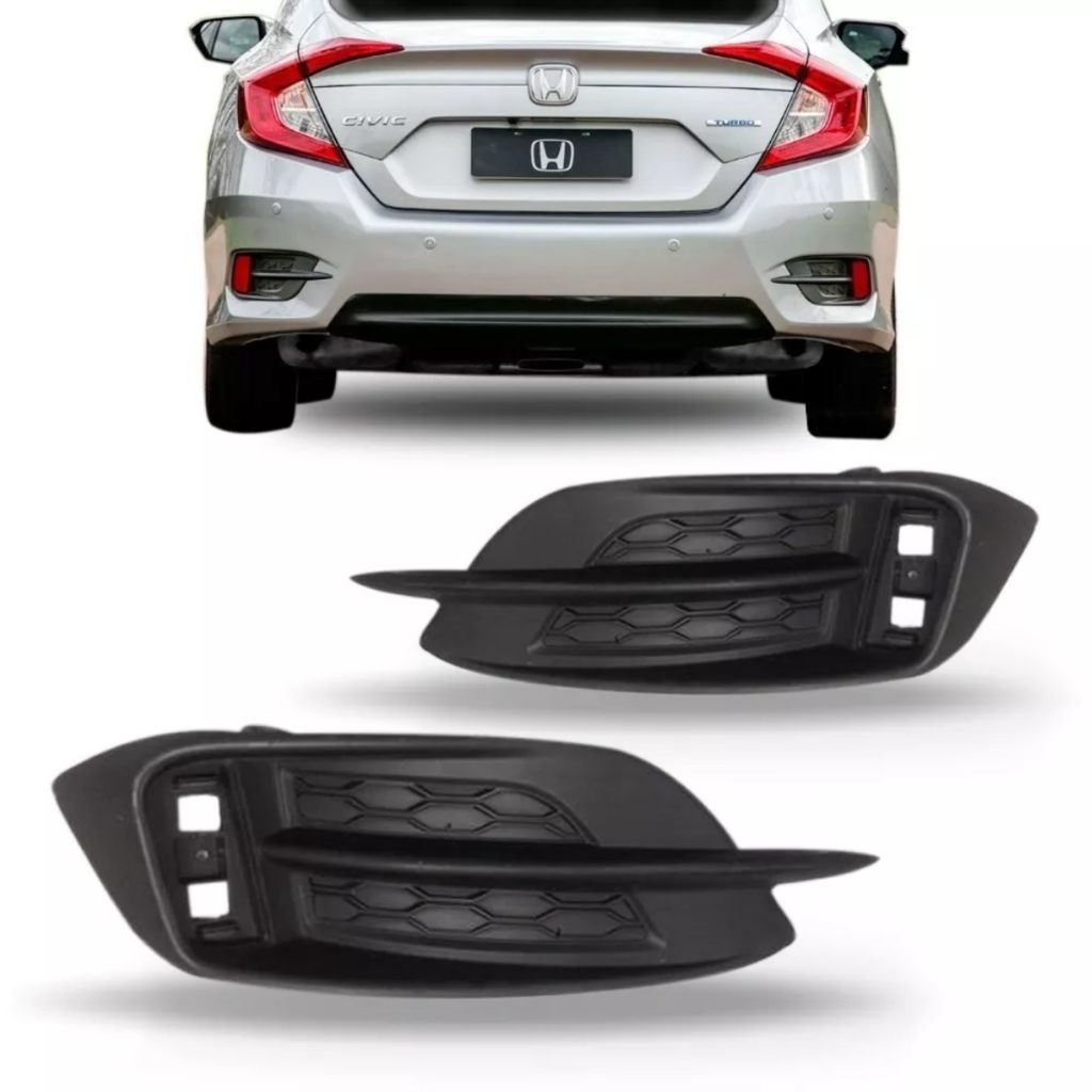 Acabamento Parachoque Traseiro New Civic 2017 2018