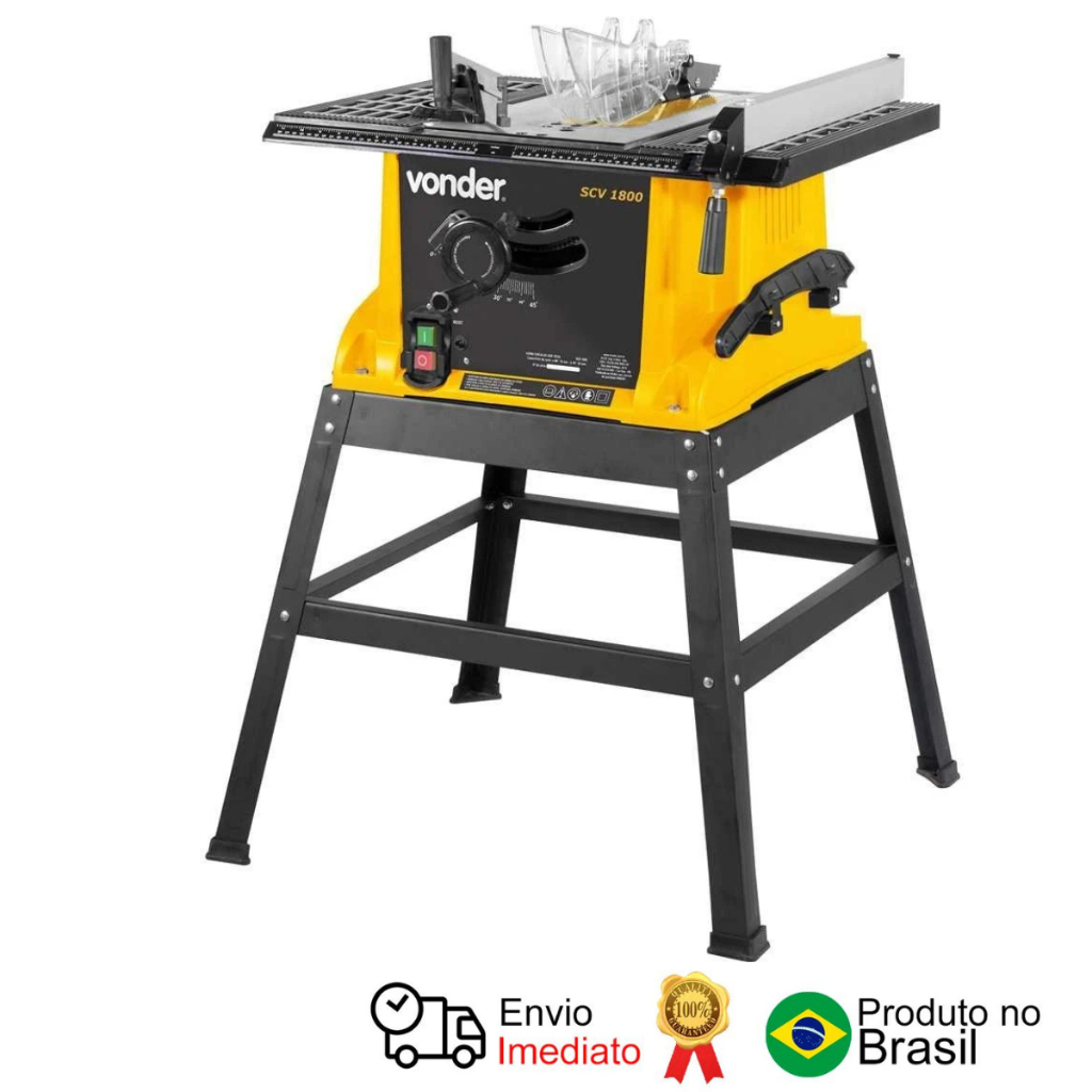 Serra Circular Mesa 10' Scv 1800 1.800 W 220 V Vonder em Oferta na Shopee