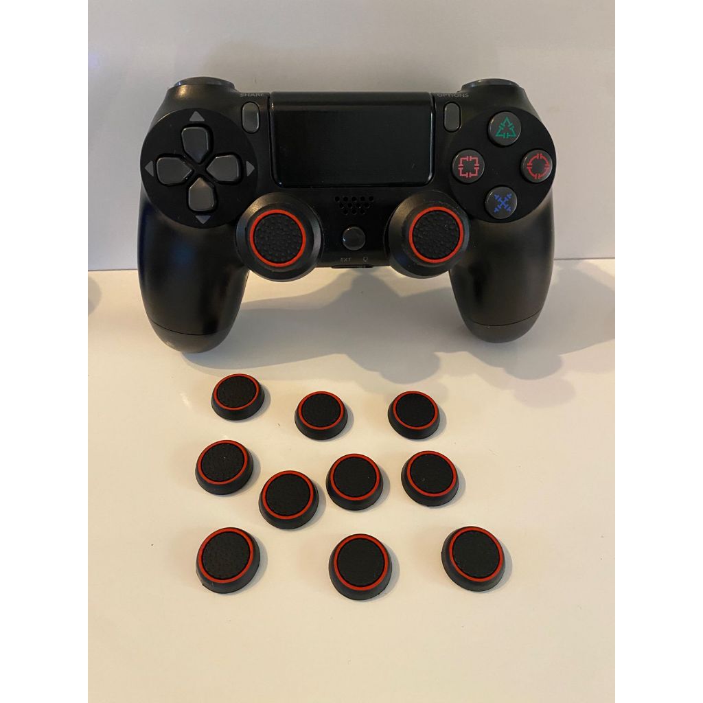 4 Grips P/ Controle Joystick de Xbox One Series Playstation 3 4 5 Ps3 Ps4 Ps5 Nintendo Switch
