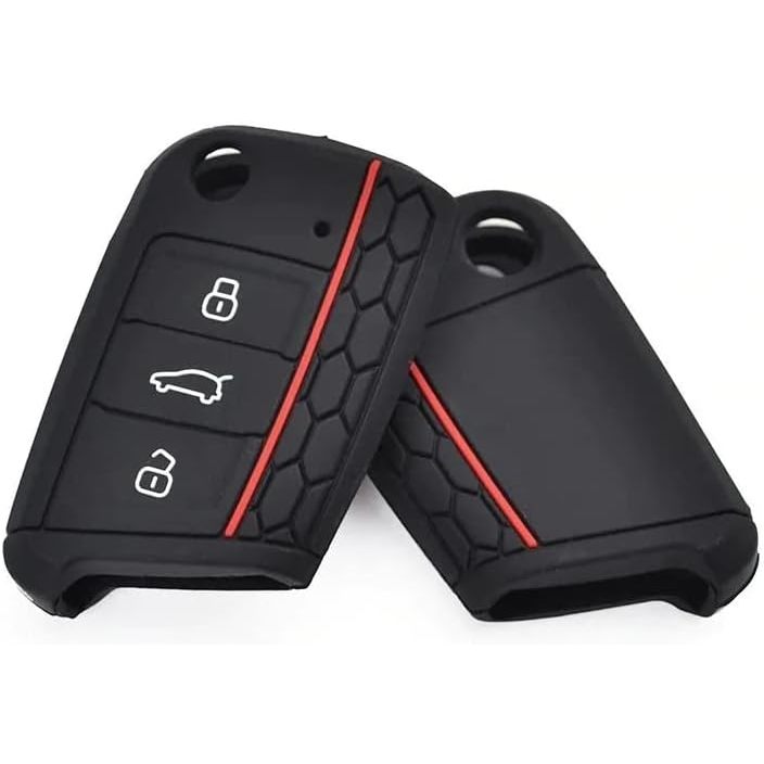Capa Protetora Chave Silicone Volks Novo Golf Mk7 Tcross Nivus - Acessório Emborrachada Anti Impacto