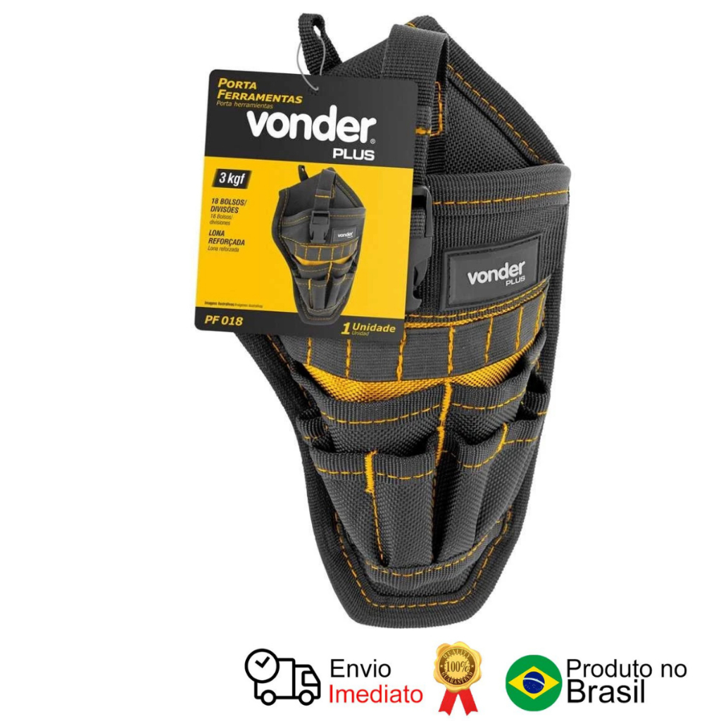 Porta Ferramentas Para Cinto Pf 018 Vonder Plus em Oferta na Shopee