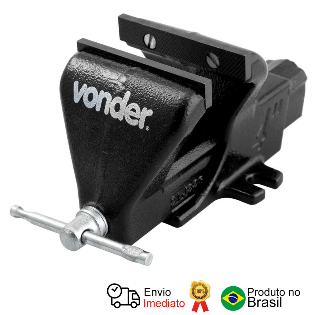 Torno De Bancada Fixo N 4 Em Ferro Fundido Nodular Vonder em Oferta na Shopee