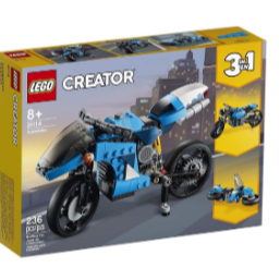 Lego Creator 3 Em 1 31114 - Supermotos Esportivas -moto Lego Quantidade De Peças 236