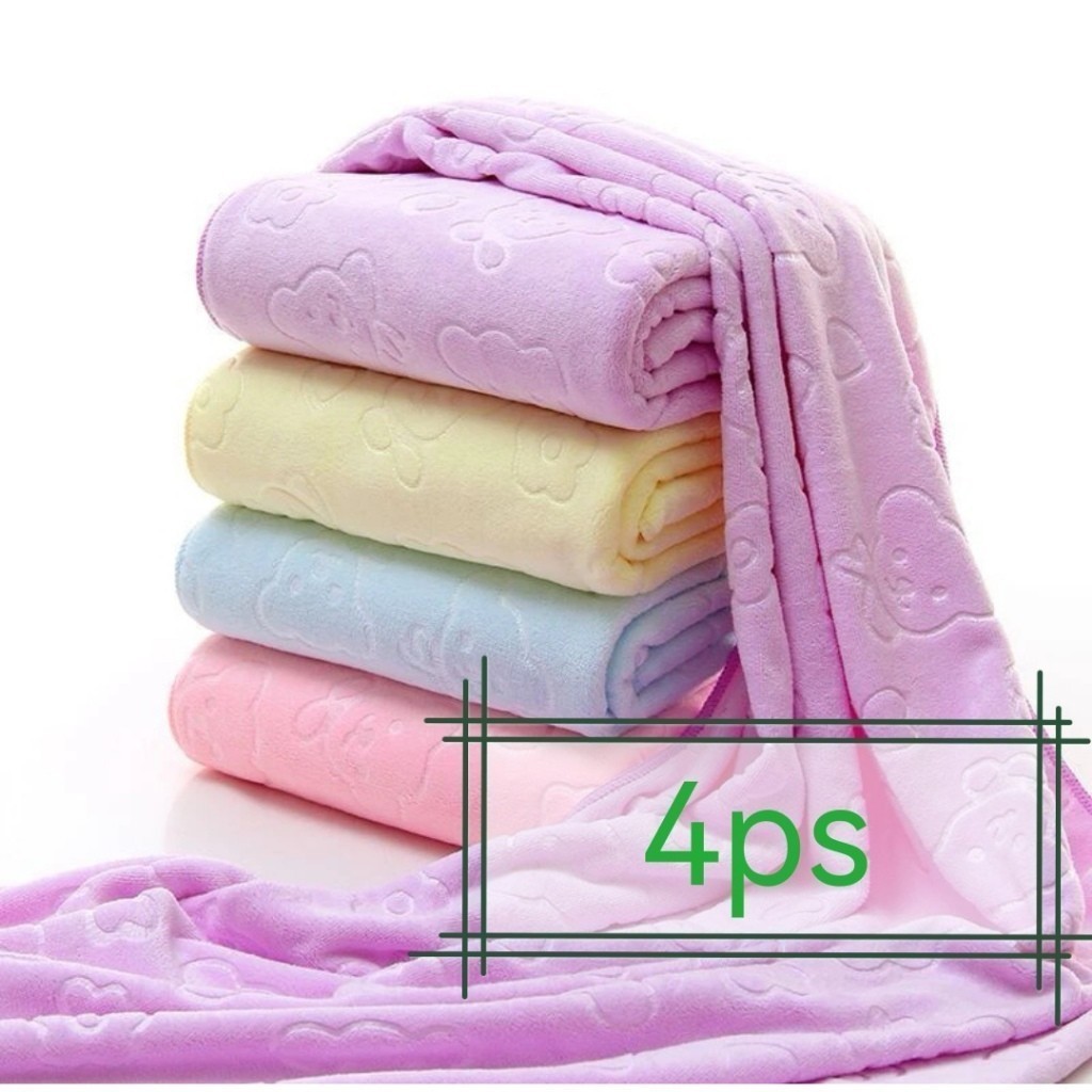 Kit 4 Toalhas de banho em Oferta na Shopee