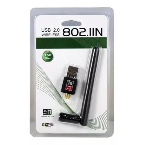 Adaptador Wireless 2.0 Usb Sem Fio Antena Wifi 1200 Mbps