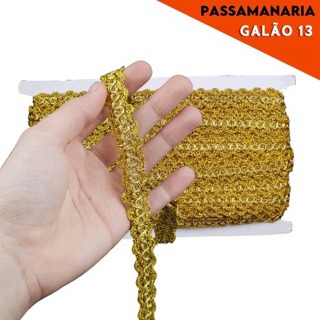 Fita Passamanaria Galao-13 - Tam: 15mm - Rolo C/20 Mts em Oferta na Shopee