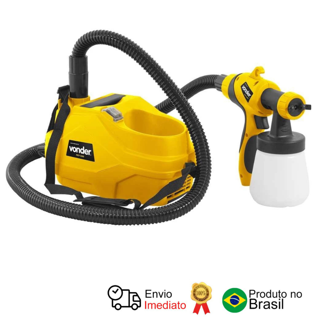 Pistola Elétrica Para Pintura Pev 600 220 V~ Vonder em Oferta na Shopee