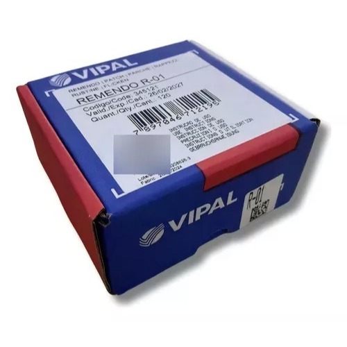 Remendo A Frio R-01 40 Mm - Caixa 120 Peças - Vipal